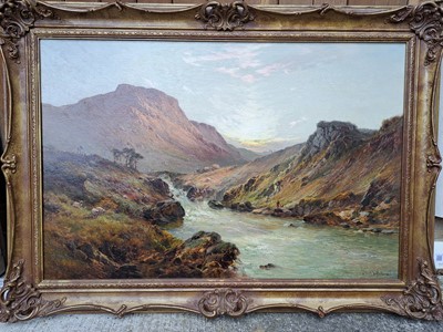 Lot 146 - Alfred de Breanski Snr (British, 1852-1928)