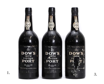 Lot 411 - Dows, Vintage Port, 1972