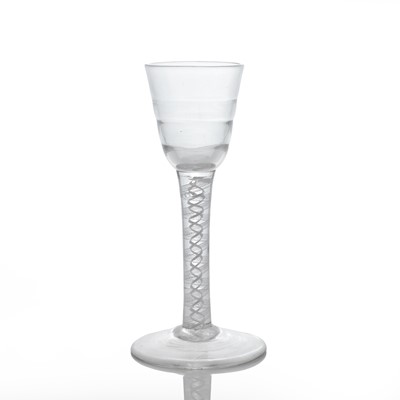 Lot 15 - A Lynn opaque twist wine glass