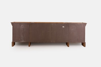 Lot 502 - A large George II-style painted wooden library bookcase