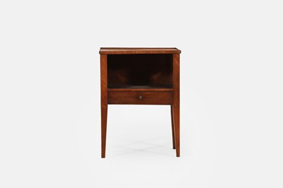 Lot 73 - A George III mahogany night table