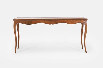 Lot 339 - A Louis XV-style oak writing table