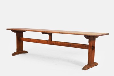 Lot 69 - A Gustavian-style pine console or serving table