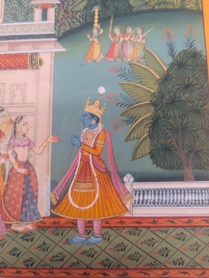 Lot 253 - Four Indian illustrations from a Baramasa series