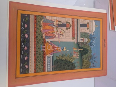 Lot 253 - Four Indian illustrations from a Baramasa series