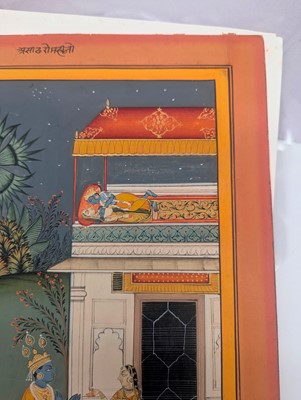 Lot 253 - Four Indian illustrations from a Baramasa series