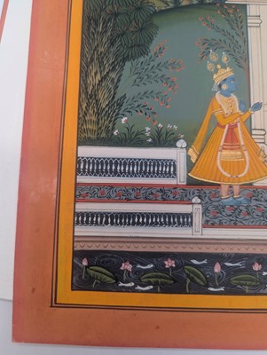 Lot 253 - Four Indian illustrations from a Baramasa series