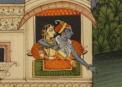 Lot 253 - Four Indian illustrations from a Baramasa series
