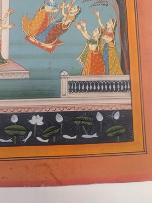 Lot 253 - Four Indian illustrations from a Baramasa series