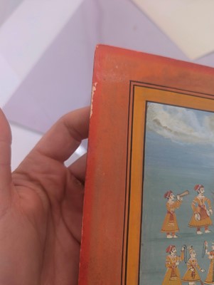 Lot 253 - Four Indian illustrations from a Baramasa series