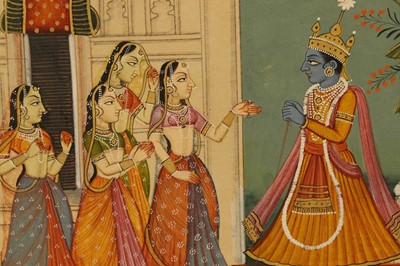 Lot 253 - Four Indian illustrations from a Baramasa series