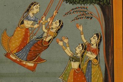 Lot 253 - Four Indian illustrations from a Baramasa series