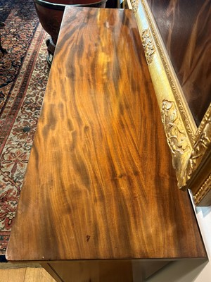Lot 383 - A pair of Regency mahogany side cabinets