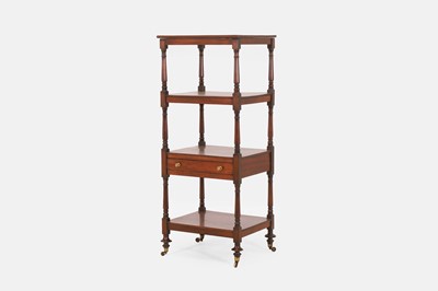 Lot 393 - A Regency mahogany whatnot