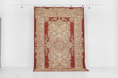 Lot 435 - An Aubusson-style wool rug