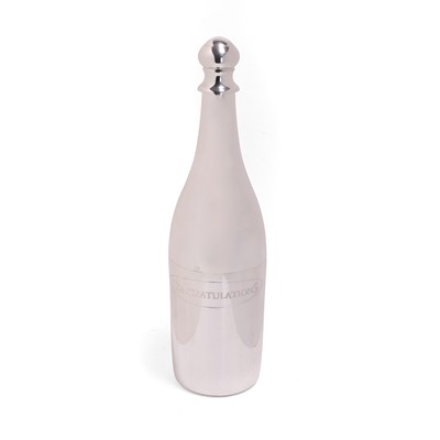Lot 48 - A chromed champagne bottle holder