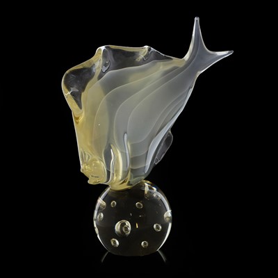 Lot 145 - A Murano glass model of a fish