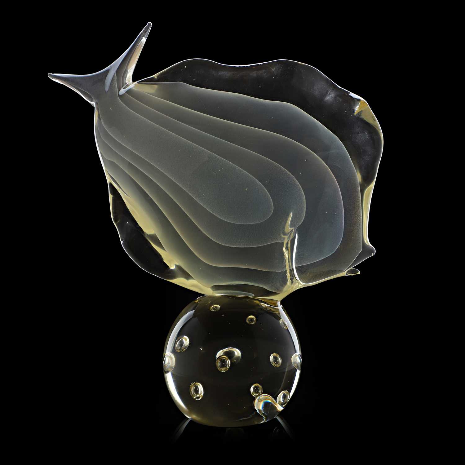 Lot 145 - A Murano glass model of a fish