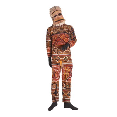 Lot 107 - An Igbo embroidered dance garment