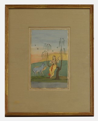 Lot 252 - An Indian illustration to a Ragamala series: Todi Ragini