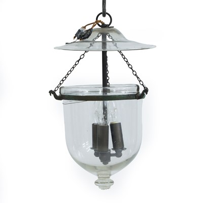 Lot 5 - A glass Hundi light