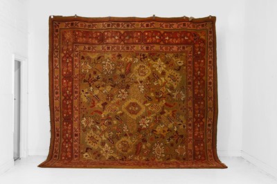 Lot 154 - A Donegal 'Oushak' wool carpet