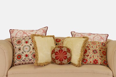Lot 576 - A group of seven cushions