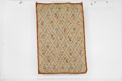Lot 569 - A neoclassical needlepoint rug