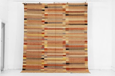 Lot 298 - A flat-weave wool carpet of Scandinavian Ingaborg design