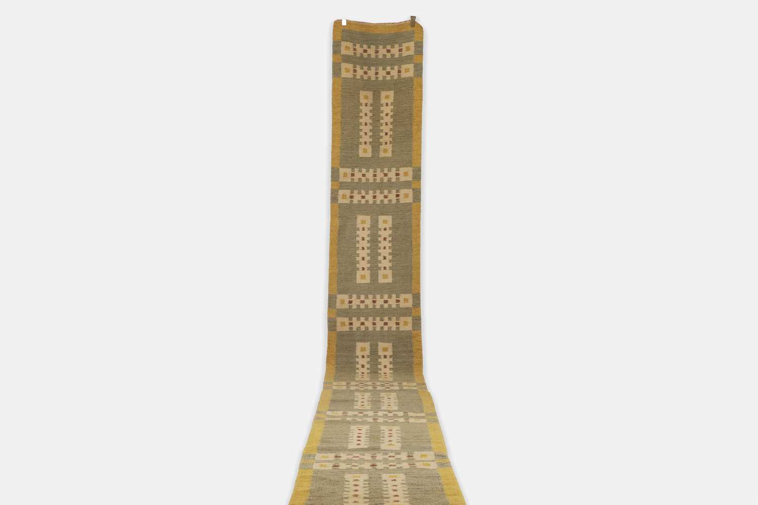 Lot 169 - A flat-weave wool runner of Scandinavian design
