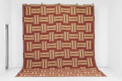 Lot 246 - A flat-weave wool carpet of Scandinavian design