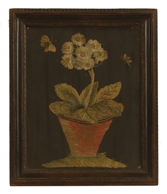 Lot 189 - A Victorian silkwork picture