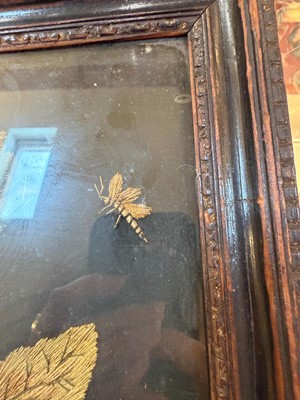 Lot 189 - A Victorian silkwork picture