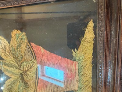 Lot 189 - A Victorian silkwork picture