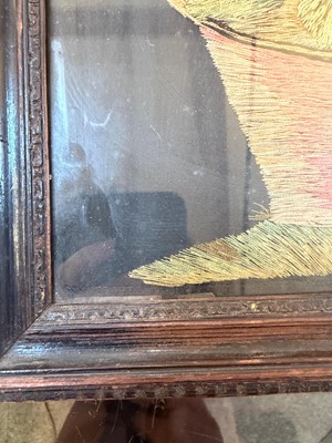 Lot 189 - A Victorian silkwork picture