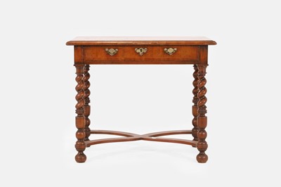Lot 184 - A William and Mary-style walnut side table