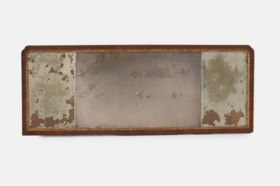 Lot 196 - A George II kingwood and parcel-gilt overmantel mirror