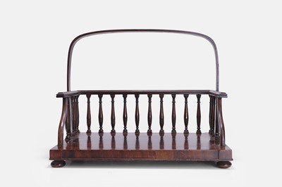 Lot 268 - A Regency mahogany book carrier