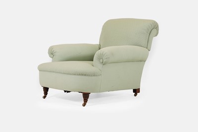 Lot 98 - A late Victorian upholstered armchair