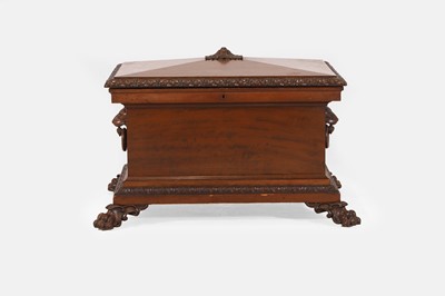 Lot 620 - A William IV mahogany cellaret