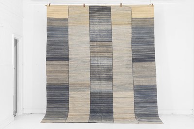 Lot 86 - A flat-weave wool carpet