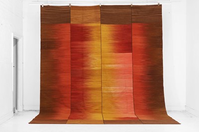 Lot 66 - A kilim flat-weave wool carpet