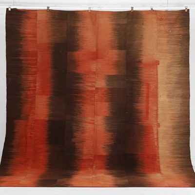 Lot 35 - A kilim flat-weave wool carpet