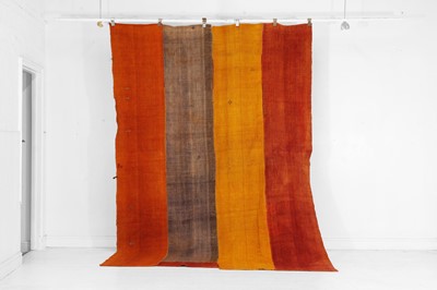 Lot 53 - A flat-weave wool carpet