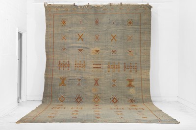 Lot 49 - A flat-weave wool carpet