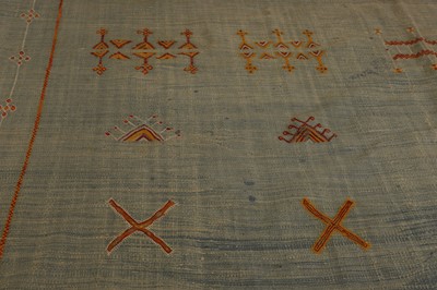 Lot 49 - A flat-weave wool carpet