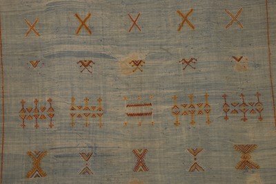 Lot 49 - A flat-weave wool carpet