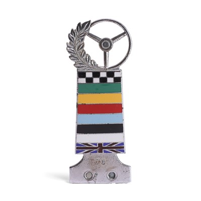 Lot 2 - A Steering Wheel Club London emblem badge