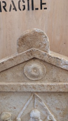 Lot 176 - A Greek marble funerary stele