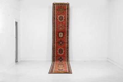 Lot 240 - A Heriz wool runner